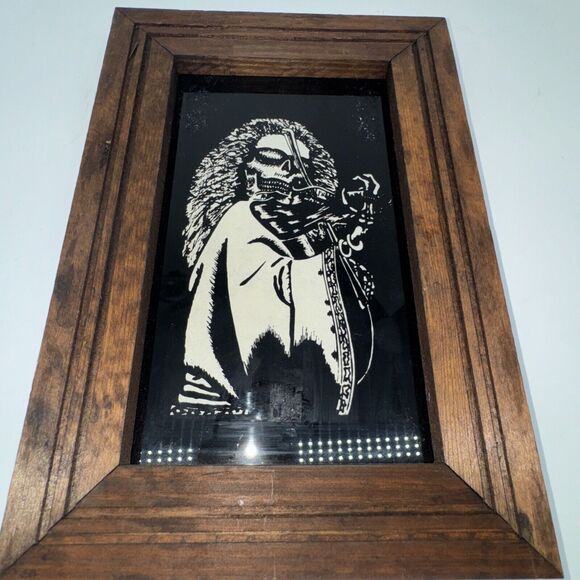 Vintage 80s Rock Band Glass Carnival Game Prize Jefferson Airplane Jethro Tull - Picture 7 of 8